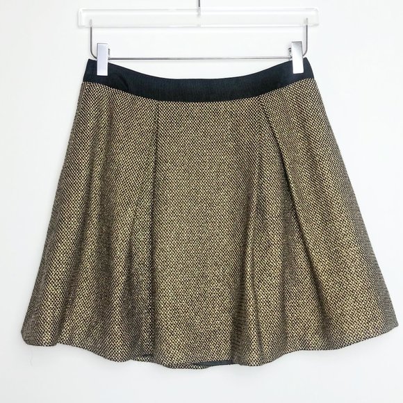 Ted Baker Dresses & Skirts - Ted Baker |Metallic Suhni Sparkle Gold Mini Skirt